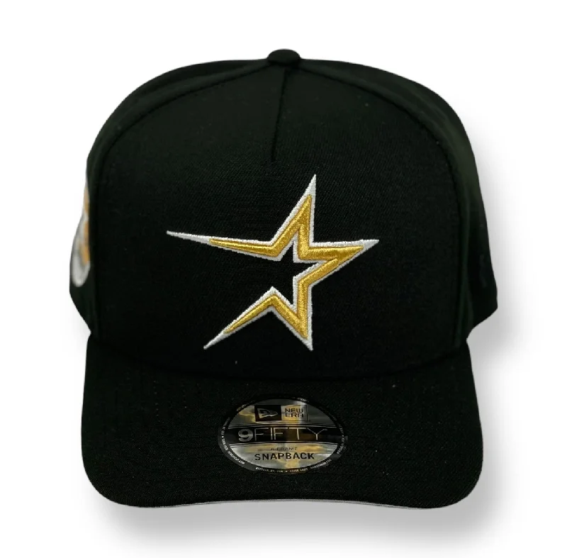 HOUSTON ASTROS (BLACK) (35TH ANN) "9FIFTY AFRAME" NEW ERA SNAPBACK