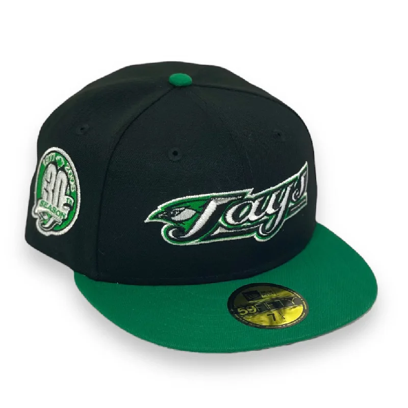 TORONTO BLUE JAYS (BLACK/GREEN) (30TH SEASON) NEW ERA 59FIFTY FITTED