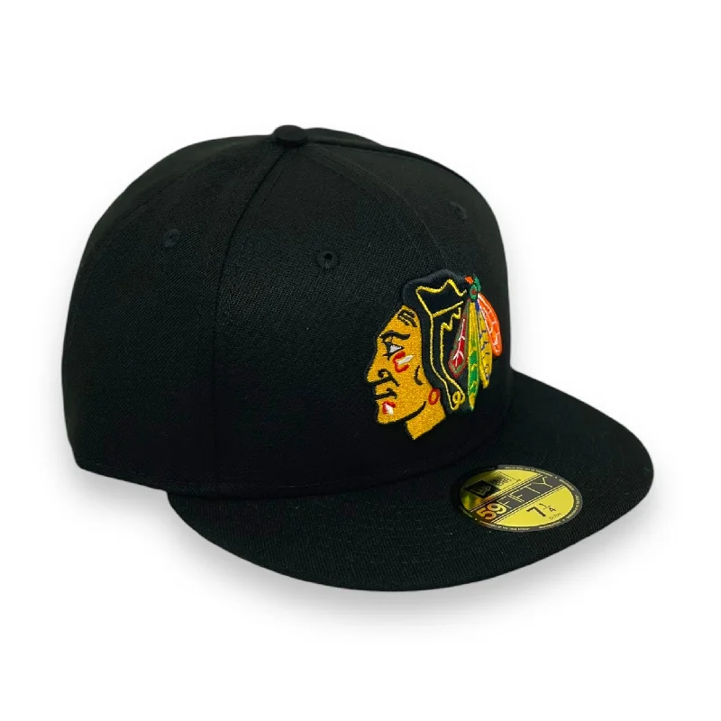 CHICAGO BLACKHAWKS (BLACK) NEW ERA 59FIFTY FITTED