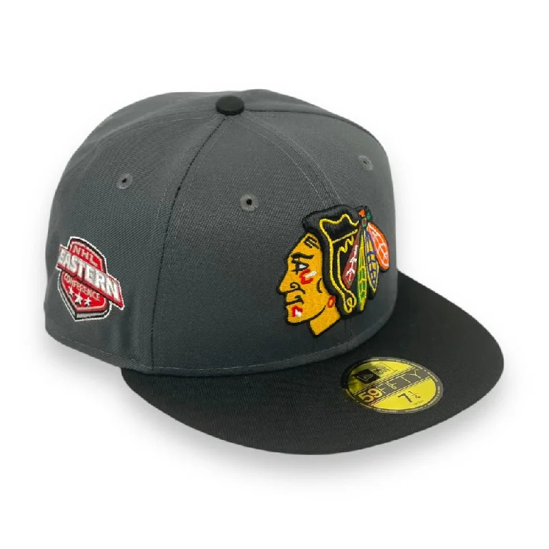 CHICAGO BLACKHAWKS (DK-GREY) (EASTERN CONF) NEW ERA 59FIFTY FITTED