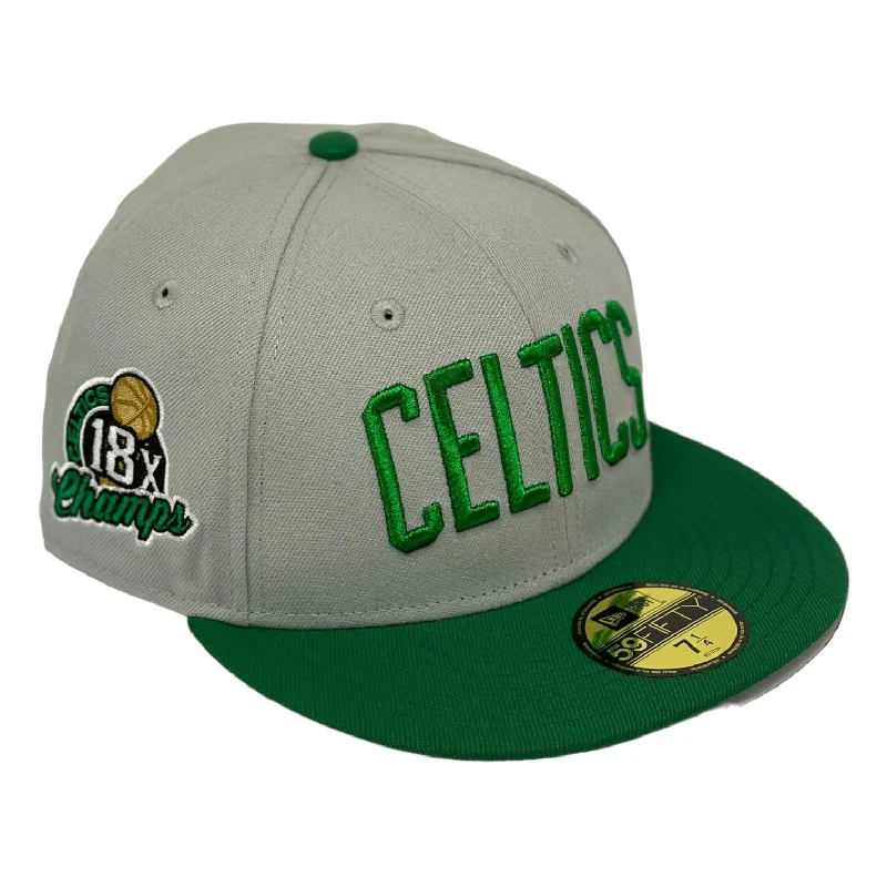 BOSTON CELTICS (18X CHAMPIONS) NEW ERA 59FIFTY FITTED