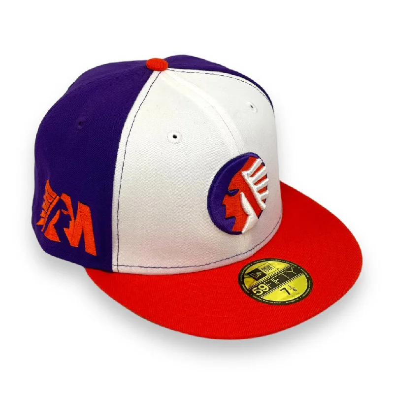 MEMPHIS CHICKS (FEDEX) NEWERA 59FIFTY (WHITE/PURPLE HAT)