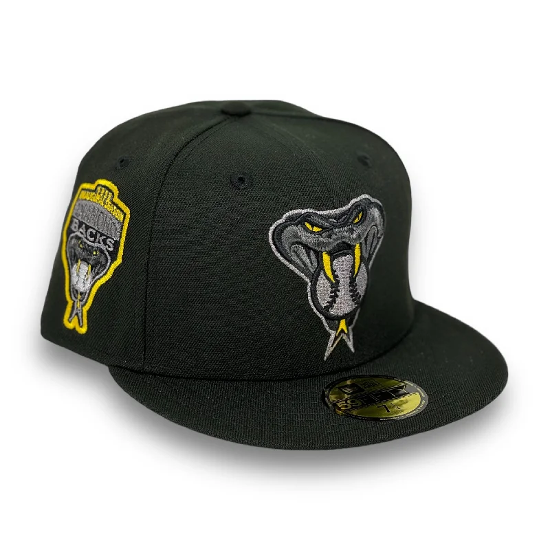 ARIZONA DIAMONDBACKS (BLACK MAMBA) (1998 INAUGURAL SEASON) NEW ERA 59FIFTY FITTED