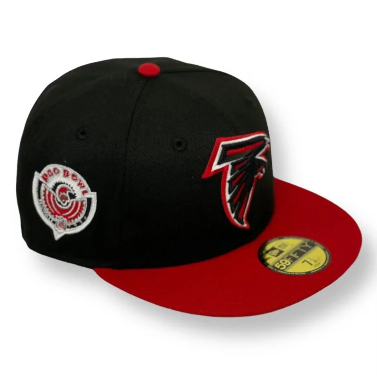 ATLANTA FALCONS (BLACK/RED) "1996 PRO BOWL" NEW ERA 59FIFTY FITTED