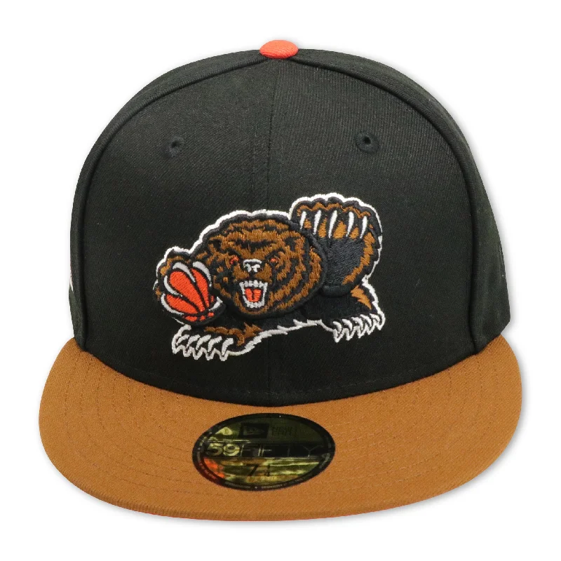 MEMPHIS GRIZZLIES (BLACK) NEW ERA 59FIFTY FITTED (ORANGE UNDER VISOR)