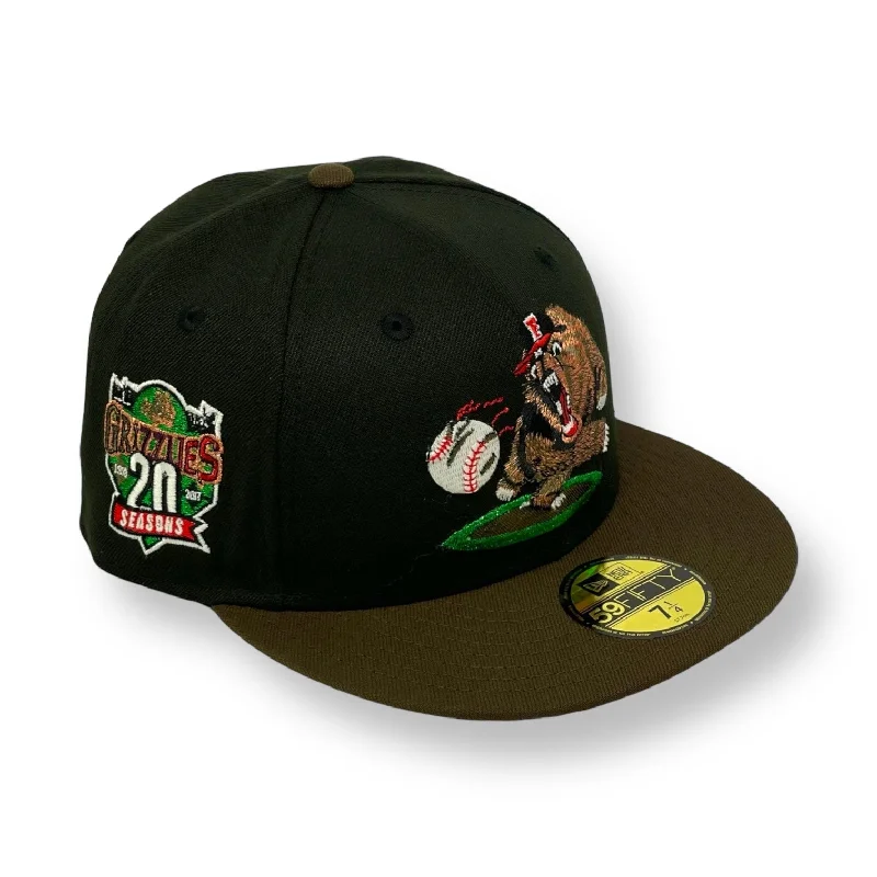 FRESNO GRIZZLIES (BLACK) "20TH SEASON"  NEW ERA 59FIFTY FITTED