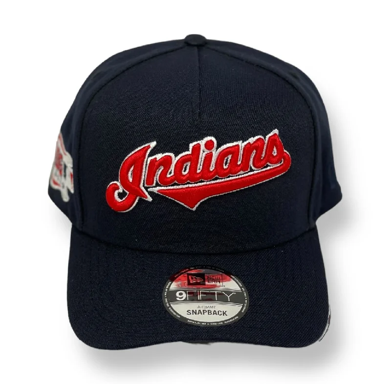 CLEVELAND INDIANS (NAVY) (2019 ASG) "9FIFTY AFRAME" NEW ERA SNAPBACK