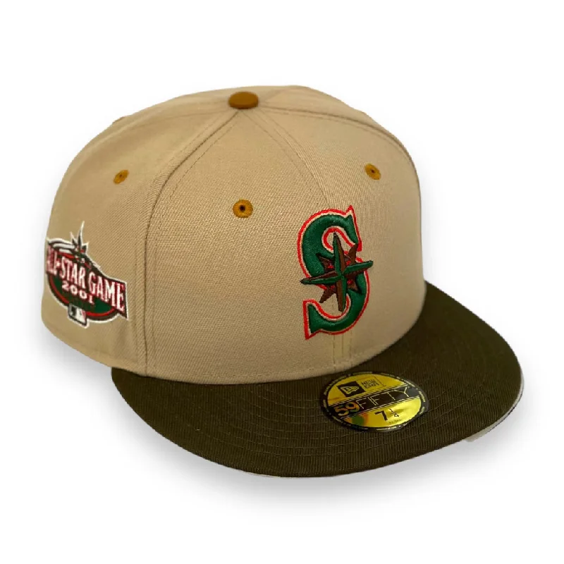 SEATTLE MARINERS (CAMEL) (2001 ALLSTARGAME) NEW ERA 59FIFTY (OFF-WHITE UNDER VISOR)