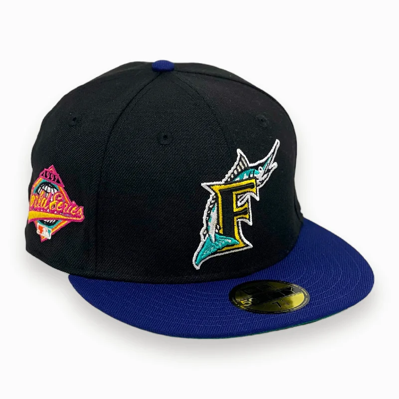 FLORIDA MARLINS (1997 WORLD SERIES) NEW ERA 59FIFTY FITTED (GREEN UNDER VISOR)