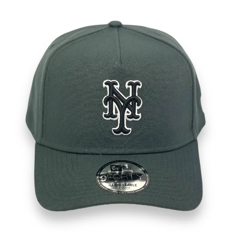 NEW YORK METS (DARK GREY) "9FORTY AFRAME" NEW ERA SNAPBACK