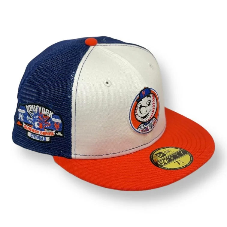 NEW YORK METS (WHITE) (TRUCKER) (SUBWAY SERIES) NEW ERA 59FIFTY FITTED