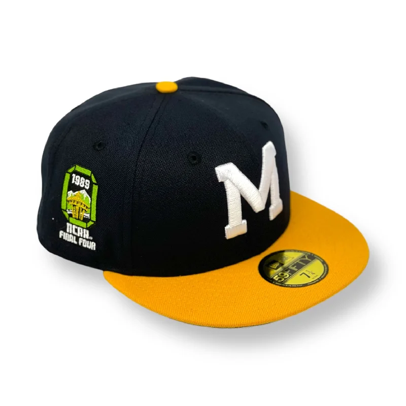 MICHIGAN WOLVERINBES (NAVY)  (1989 NCAA FINAL FOUR) NEW ERA 59FIFTY FITTED