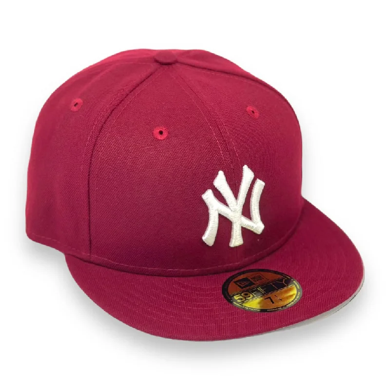 NEW YORK YANKEES (BURGUNDY) NEW ERA 59FIFTY FITTED