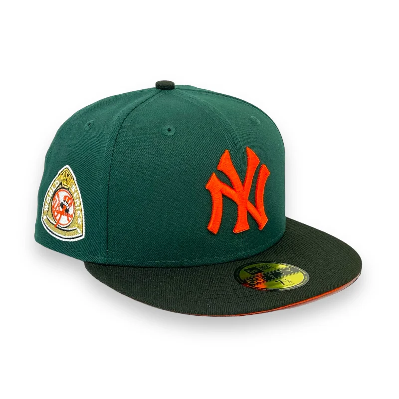 NEW YORK YANKEES (DARK GREEN) (1950 WORLD SERIES) NEW ERA 59FIFTY FITTED (ORANGE UNDER VISOR)