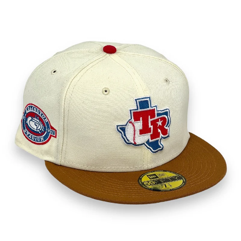 TEXAS RANGERS (OFF-WHITE) (ARLINGTON STADIUM) NEW ERA 59FIFTY FITTED