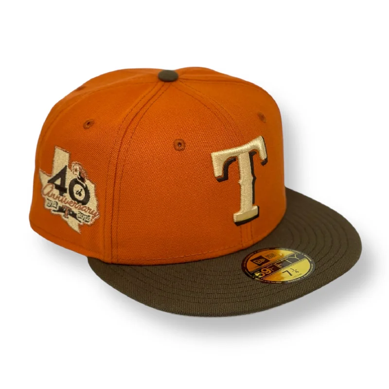 TEXAS RANGERS (F-ORG) "40TH ANN" NEW ERA 59FIFTY FITTED