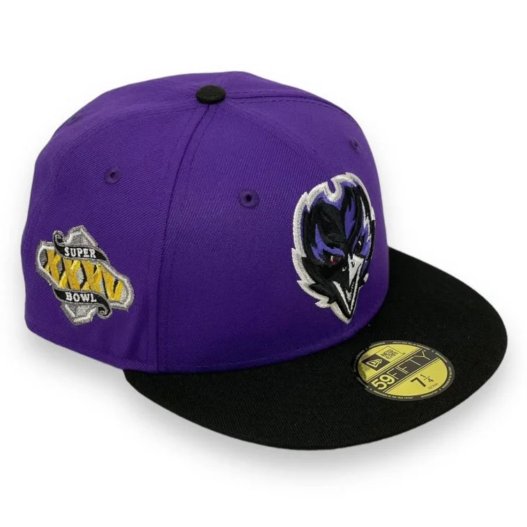 BALTIMORE RAVENS (PURPLE) (SUPER BOWL "XXXV") NEW ERA 59FIFTY FITTED