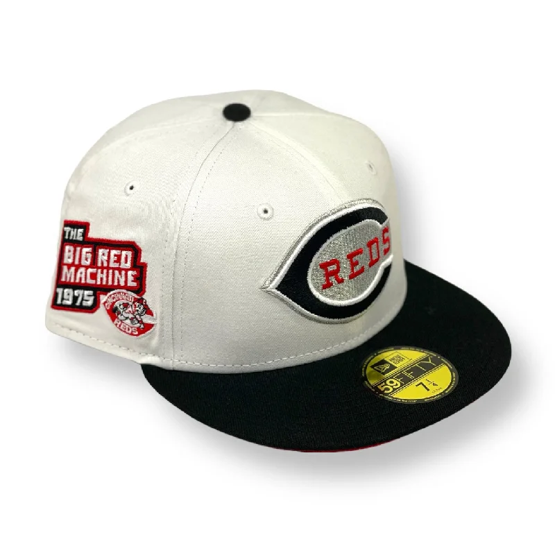 CINCINNATI REDS (WHITE) (1975 BIG RED MACHINE) NEW ERA 59FIFTY FITTED (RED UNDER VISOR)