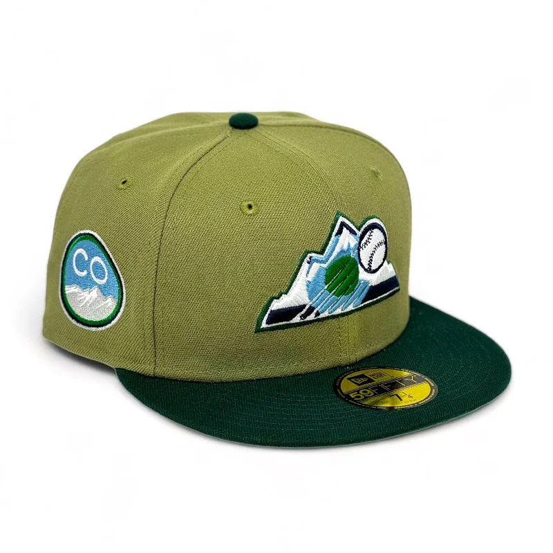 COLORADO ROCKIES (OLIVE) NEW ERA 59FIFTY FITTED (GREEN UNDER VISOR)