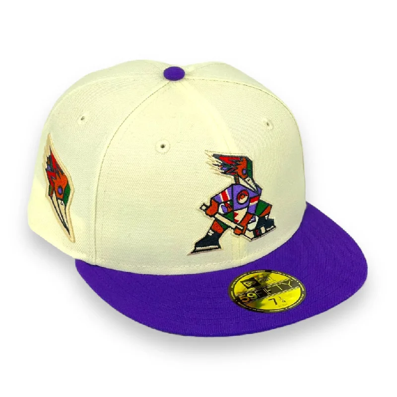 TUCSON ROADRUNNERS (OFF-WHITE) NEW ERA 59FIFTY FITTED (GREEN UNDER VISOR)