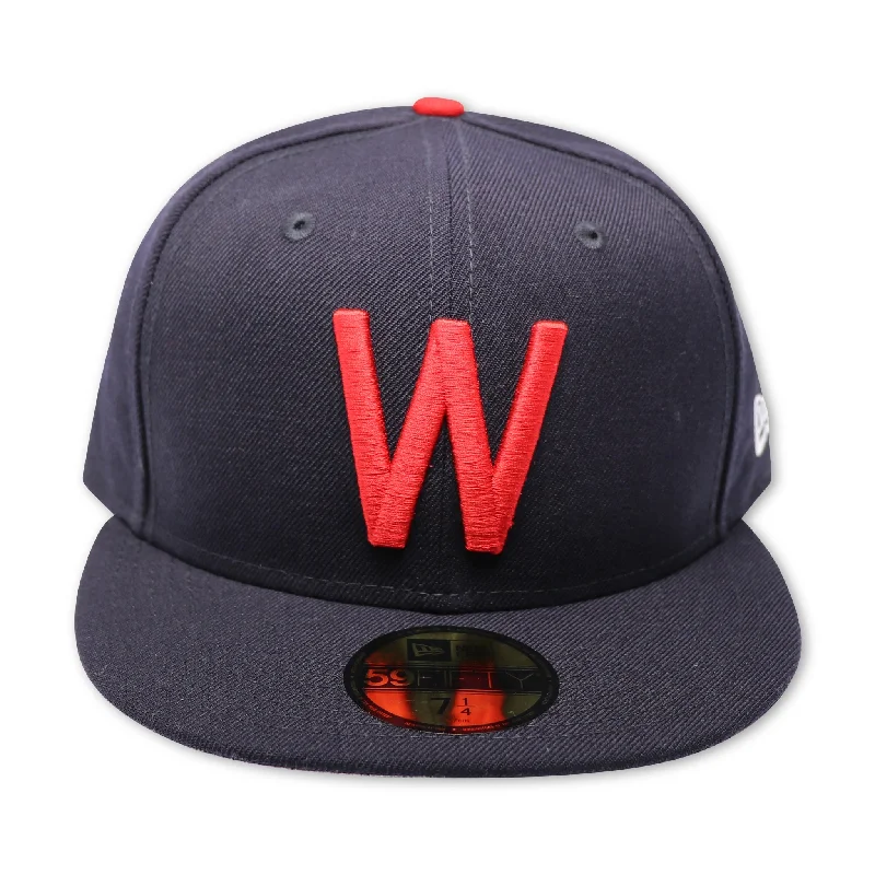 WASHINGTON SENATORS (NAVY) NEW ERA 59FIFTY FITTED (GREY BOTTOM)