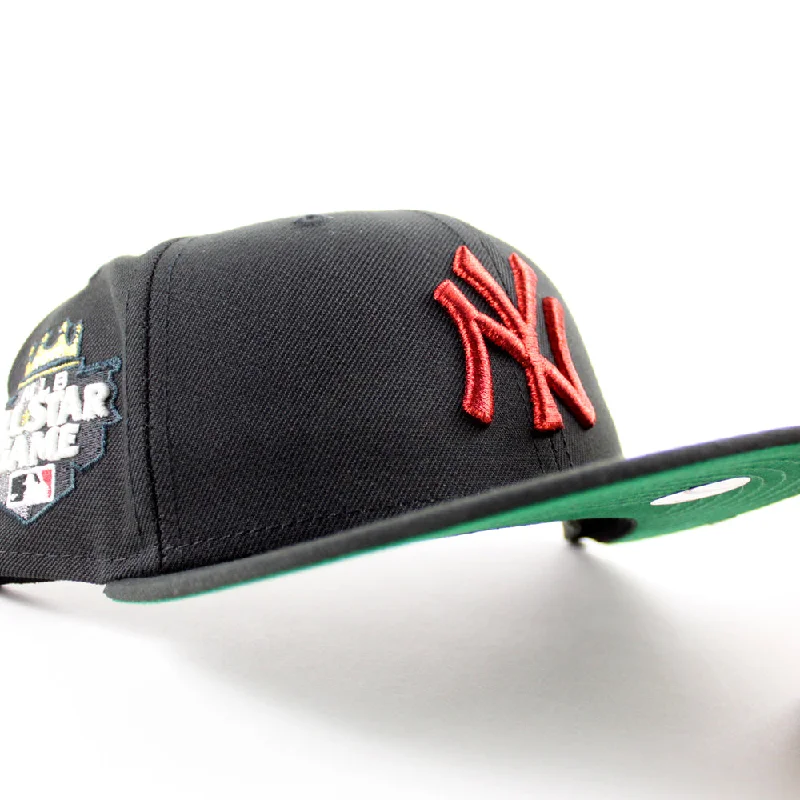 New York Yankees 2012 All Star Game New Era 59Fifty Fitted Hat (Black Green Under Brim)