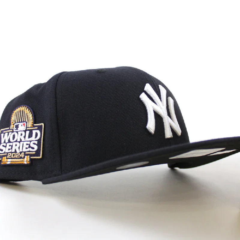 New York Yankees 2024 World Series Authentic New Era 59Fifty Fitted Hat (Navy)