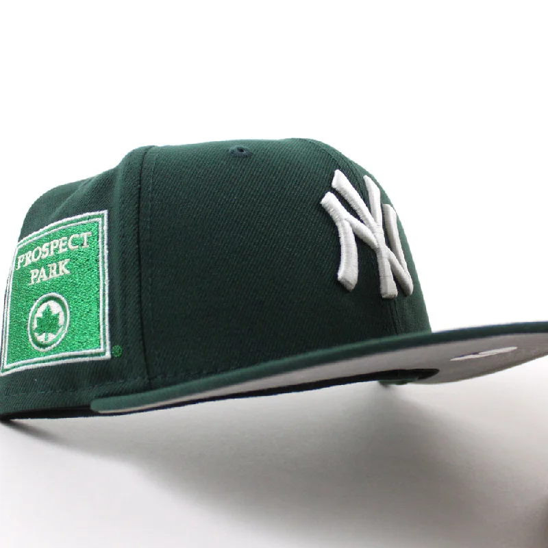 New York Yankees Prospect Park (Brooklyn) New Era 59Fifty Fitted Hat (Dark Green Gray Under Brim)