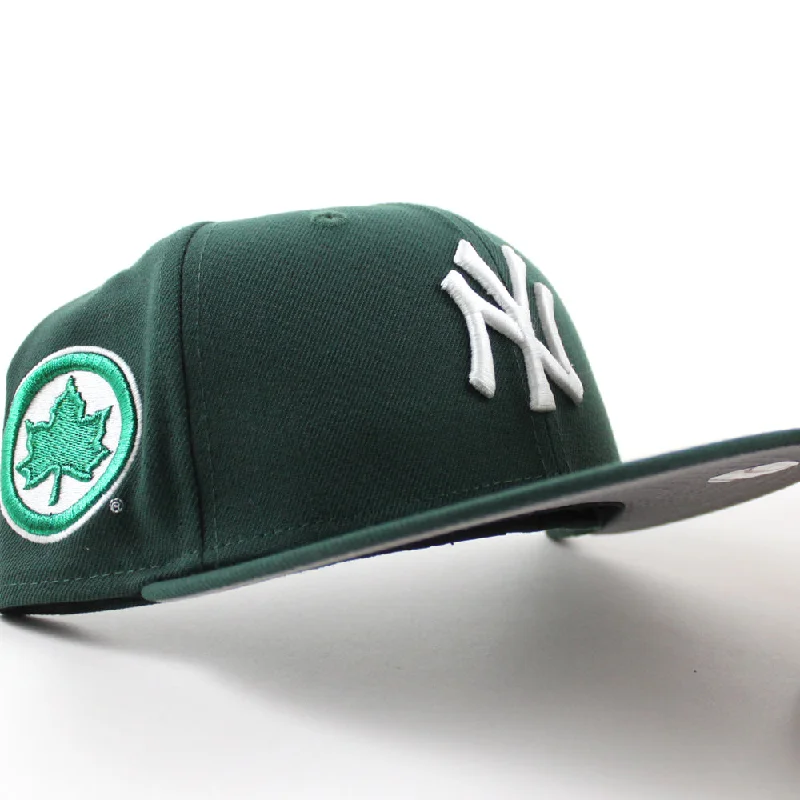 New York Yankees Prospect Park (Brooklyn) New Era 59Fifty Fitted Hat (Dark Green Gray Under Brim)