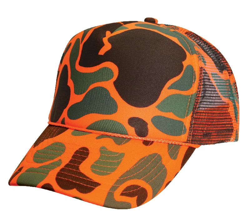 Nissun 5 Panel Neon Camouflage Cap, Camo Hat - FCSC