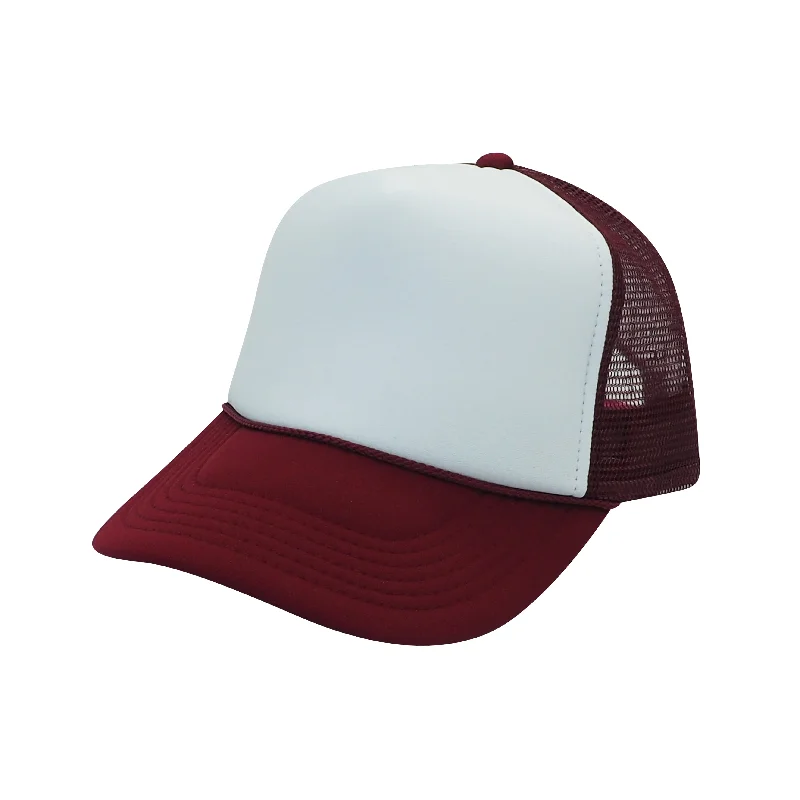 Maroon/White