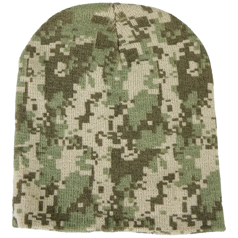 Nissun Digital Pixel Camo Beanie Cap - BENI.D