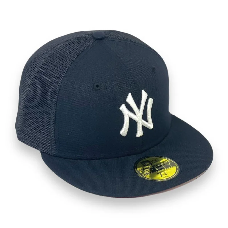 NEW YORK YANKEES "TRUCKER MESH" 59FIFTY FITTED (RED UNDER VISOR)