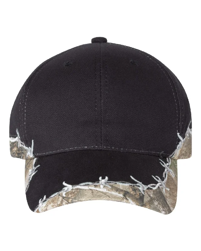 Outdoor Cap BRB605 - Camo with Barbed Wire Cap