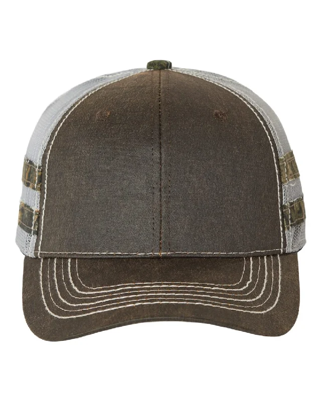 Outdoor Cap HPC400M - Frayed Camo Stripes Mesh-Back Cap