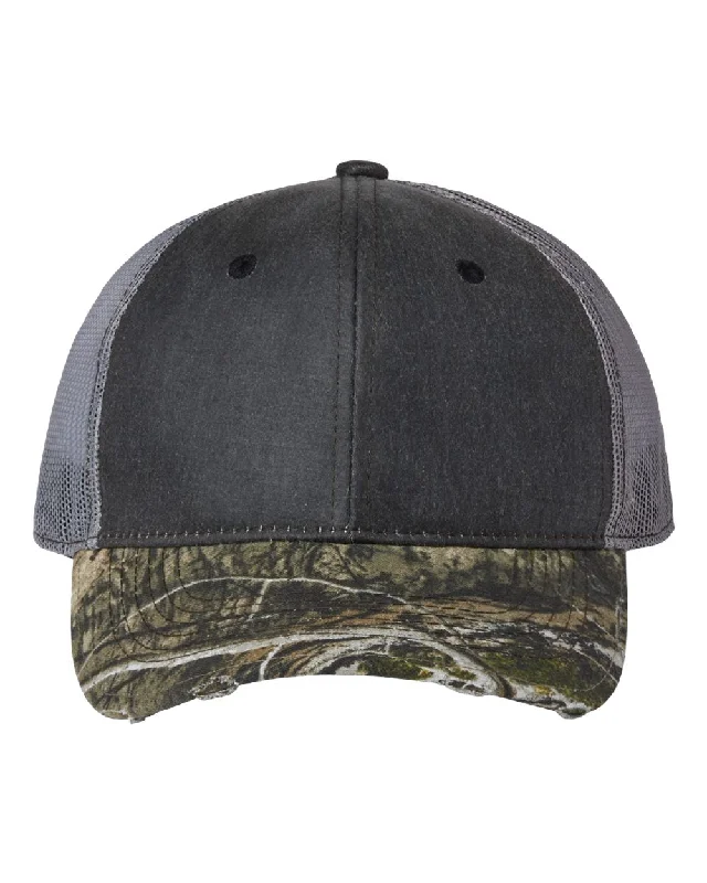 Outdoor Cap HPC500M - Distressed Camo Mesh-Back Cap