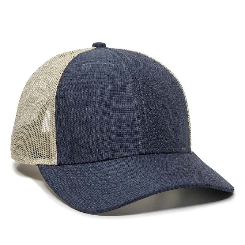 LN Heathered Navy/Khaki