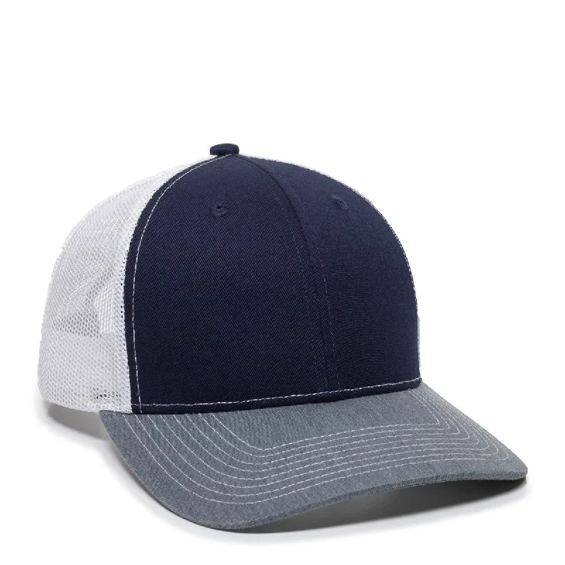 Navy/White/Heathered Grey