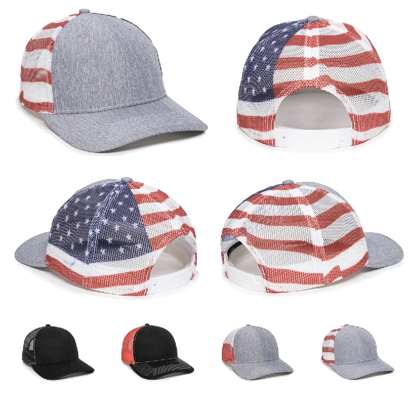 Outdoor Cap OC771PM - Trucker Cap with Printed Mesh Back - OC771PM