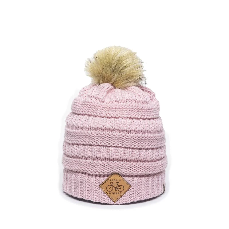 Outdoor Cap OC805 - Cable Knit Faux Fir Pom Beanie