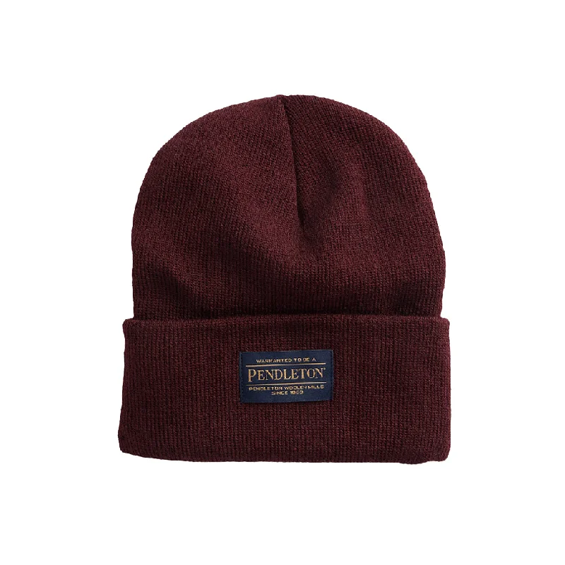 Pendleton Beanie Wine