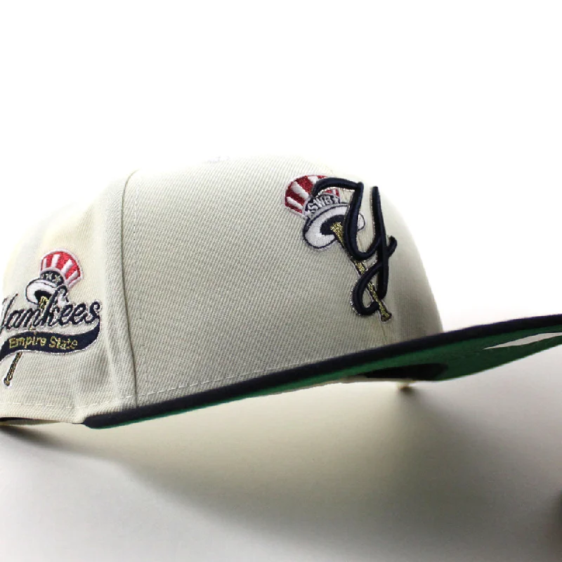 Scranton Wilkes-Barre Yankees Empire State Patch New Era 59Fifty Fitted Hat (Chrome White Navy Green Under Brim)