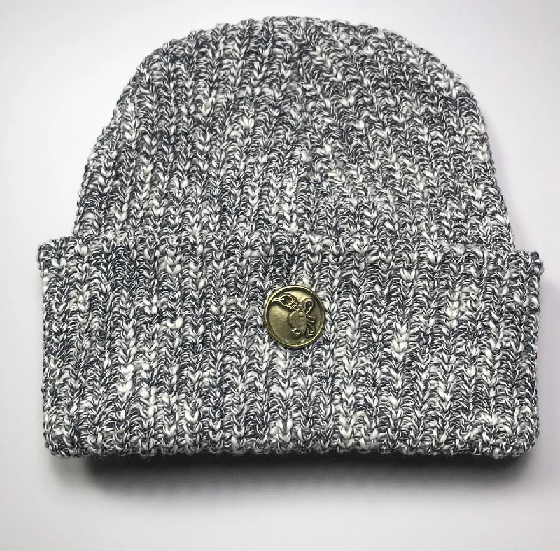 the FLAMEKEEPERS HAT CLUB MERCHANT GREY BEANIE