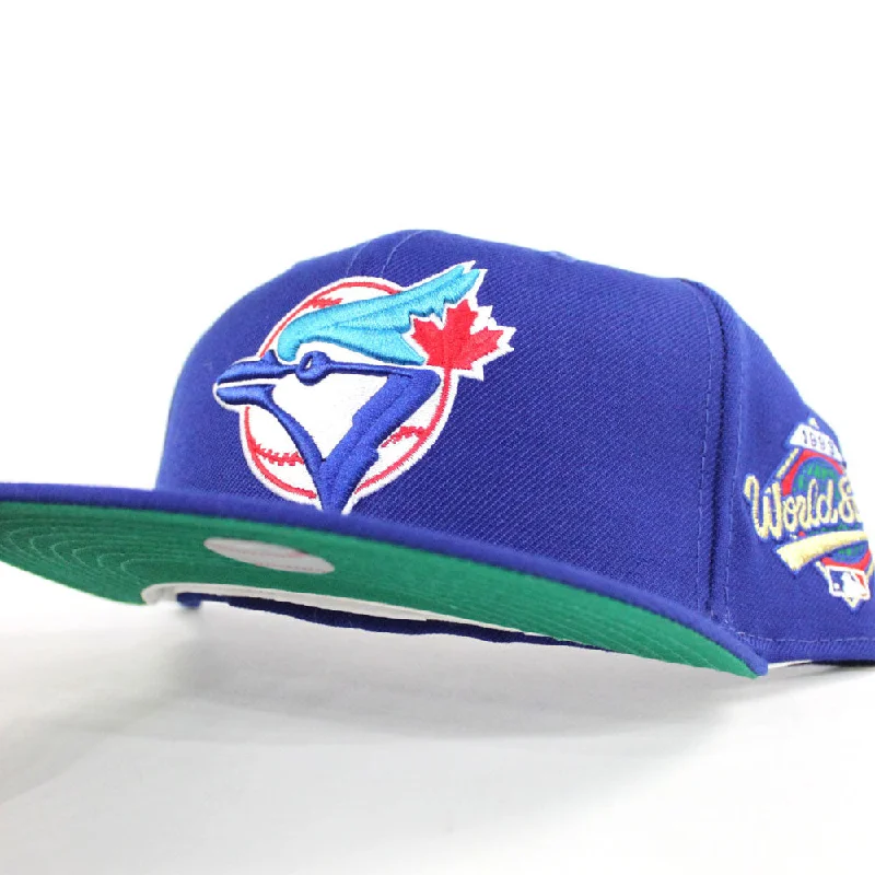 Toronto Blue Jays 1993 World Series 59Fifty New Era Fitted Hats (Blue Green Under Brim)