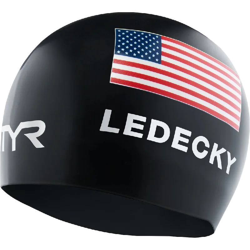 Katie Ledecky USA Silicone Swim Cap