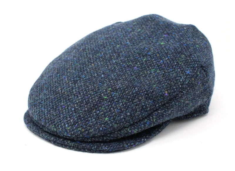 Irish Tweed - Navy & Aqua Salt & Pepper