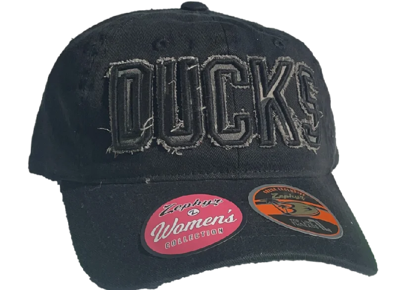 Womens Ducks Washed Camo Cap