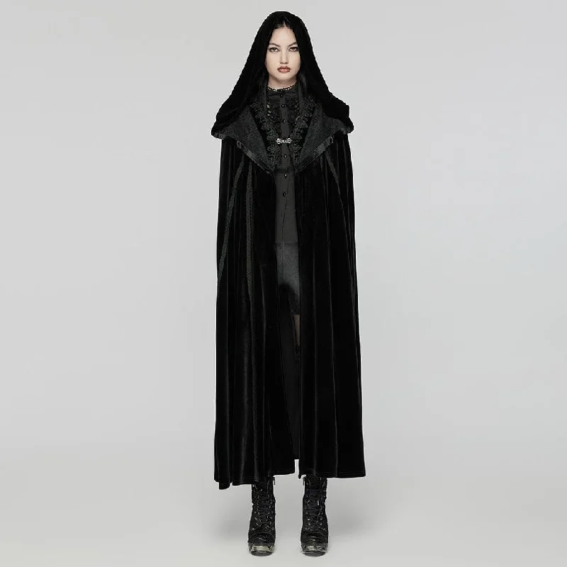 Women's Gothic Irregular Faux Fur Winter Cloak