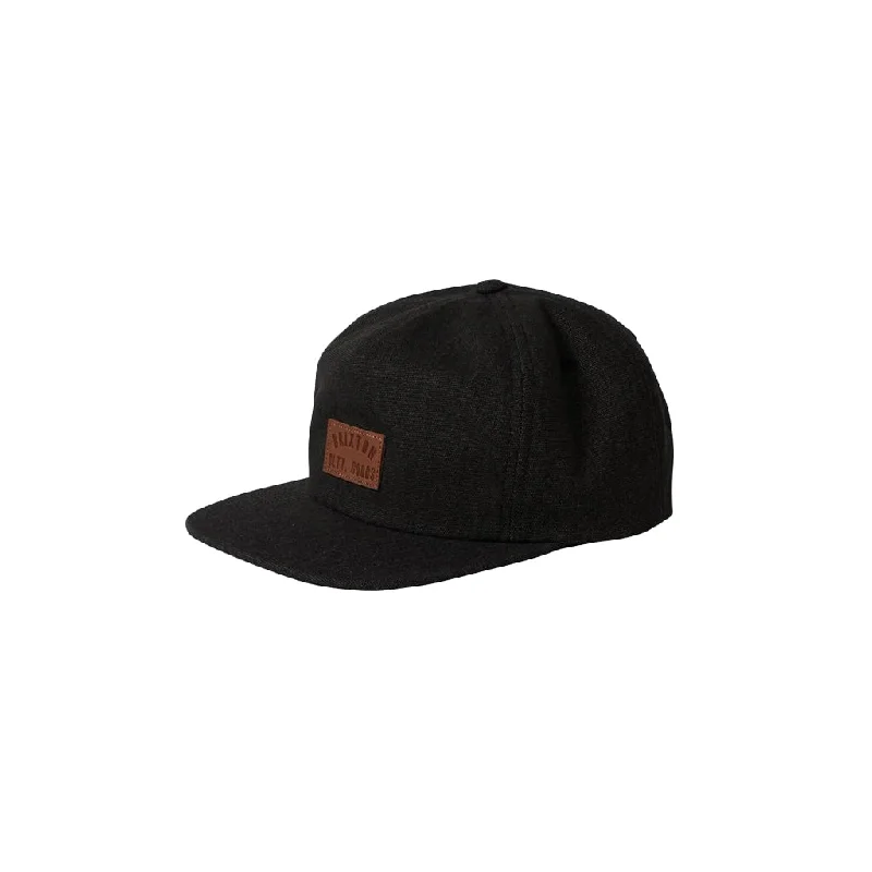 Woodburn MP Snapback Black Vintage Wash