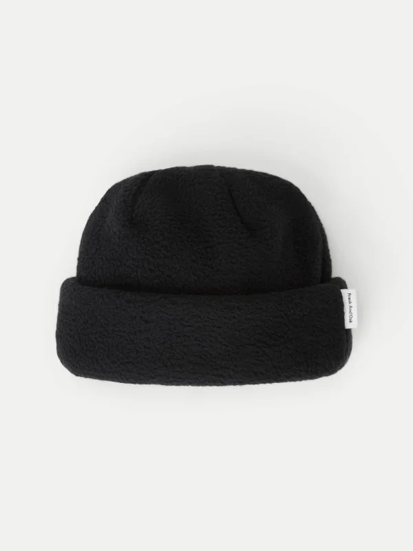 The Polar Fleece Beanie in Black